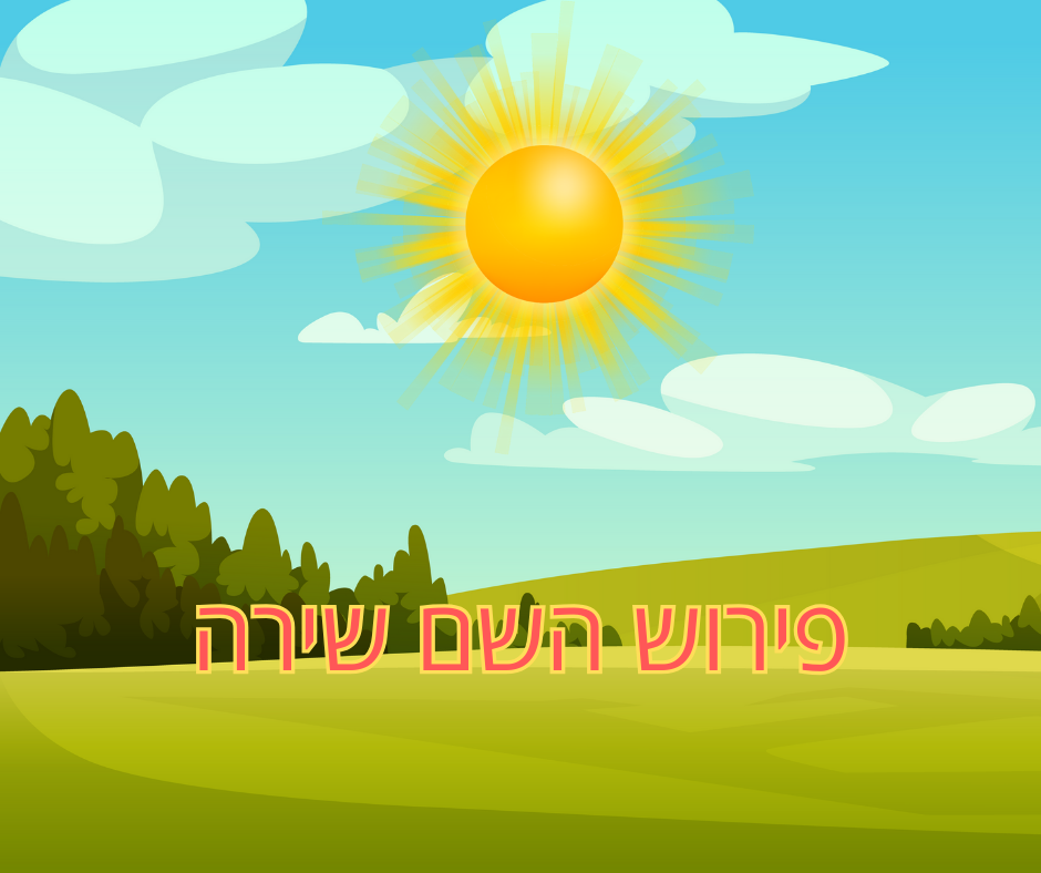 פירוש השם שירה